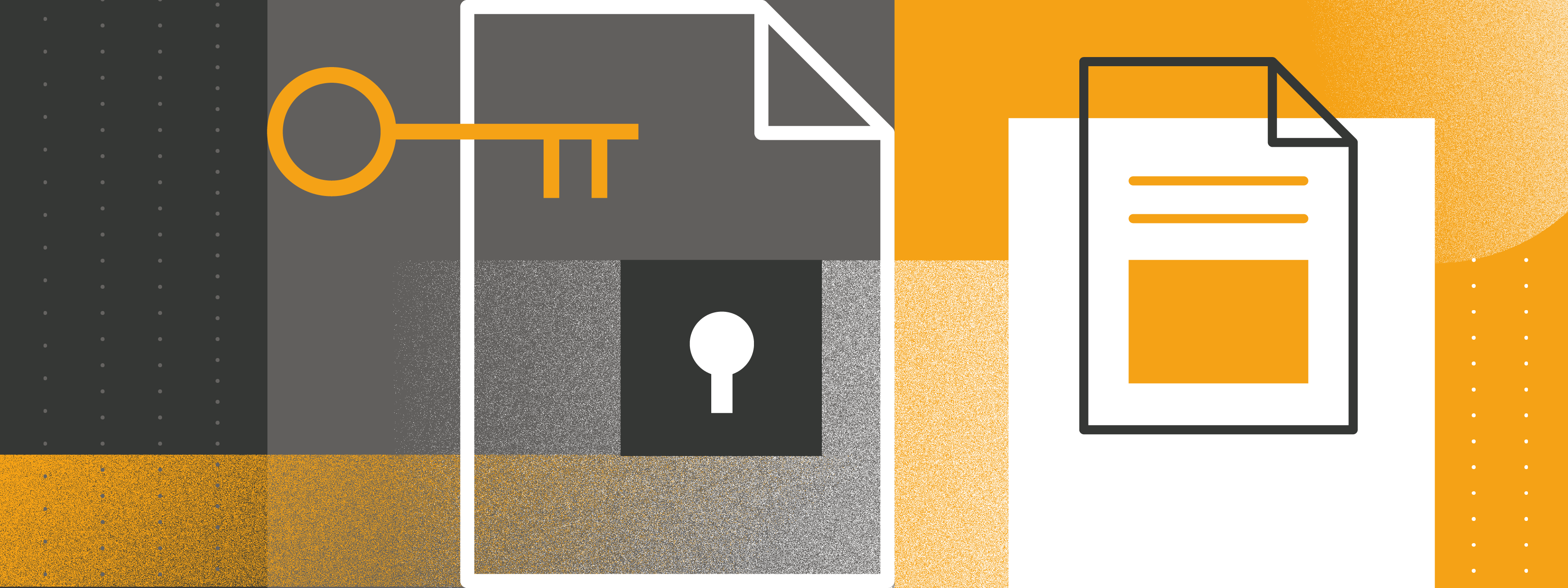 Graphic symbols of documents and security